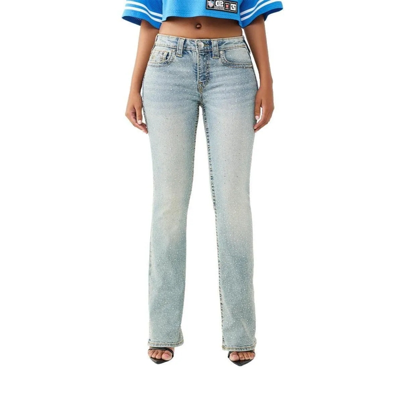 True Religion Jeans - Modell: Becca Bootcut- Ausgestellten Bein- Mid hellblau(Image 4)