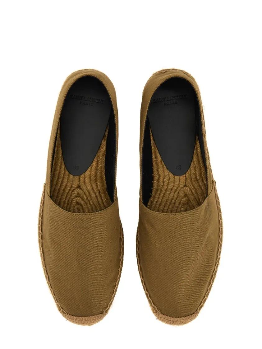 Thumbnail - Saint Laurent Loafer - Cotton Gabardine Espadrille - Gr. 45 (EU) - in Grün - für Damen