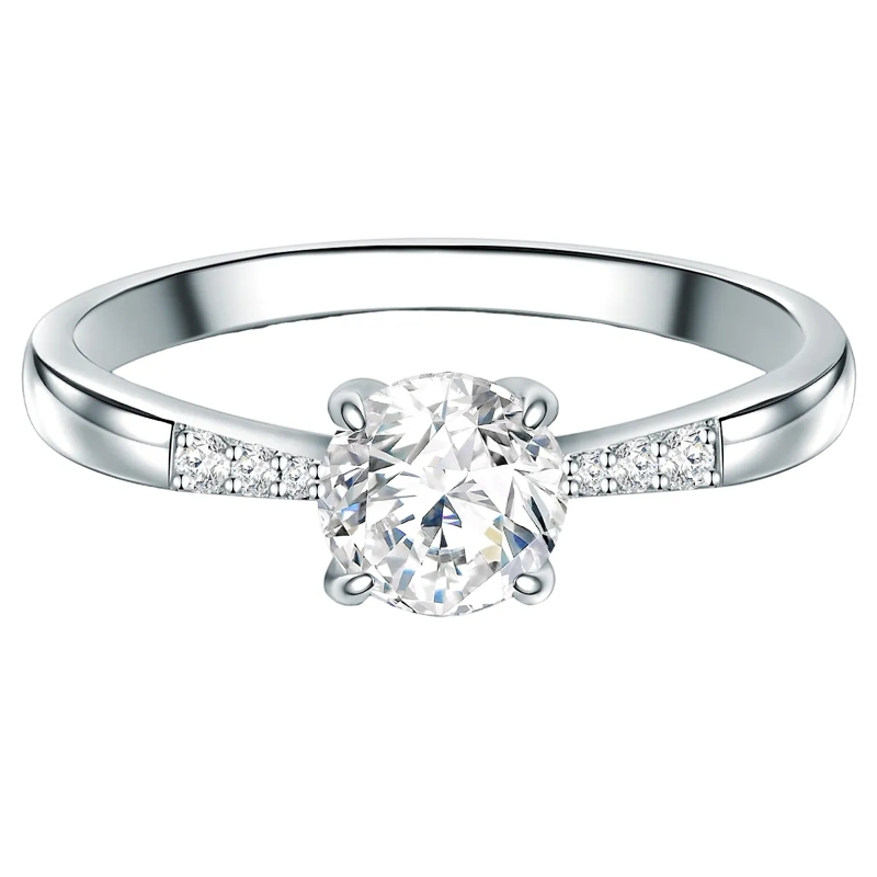 Trilani Ring Sterling Silber Ring Zirkonia silber