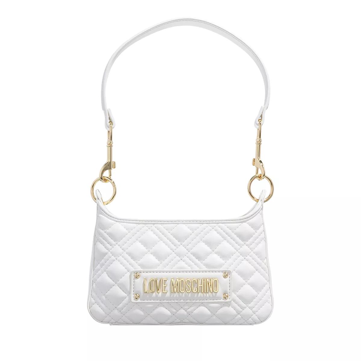 Love Moschino Hobo Bag - Quilted Bag - Gr. unisize - in Weiß - für Damen