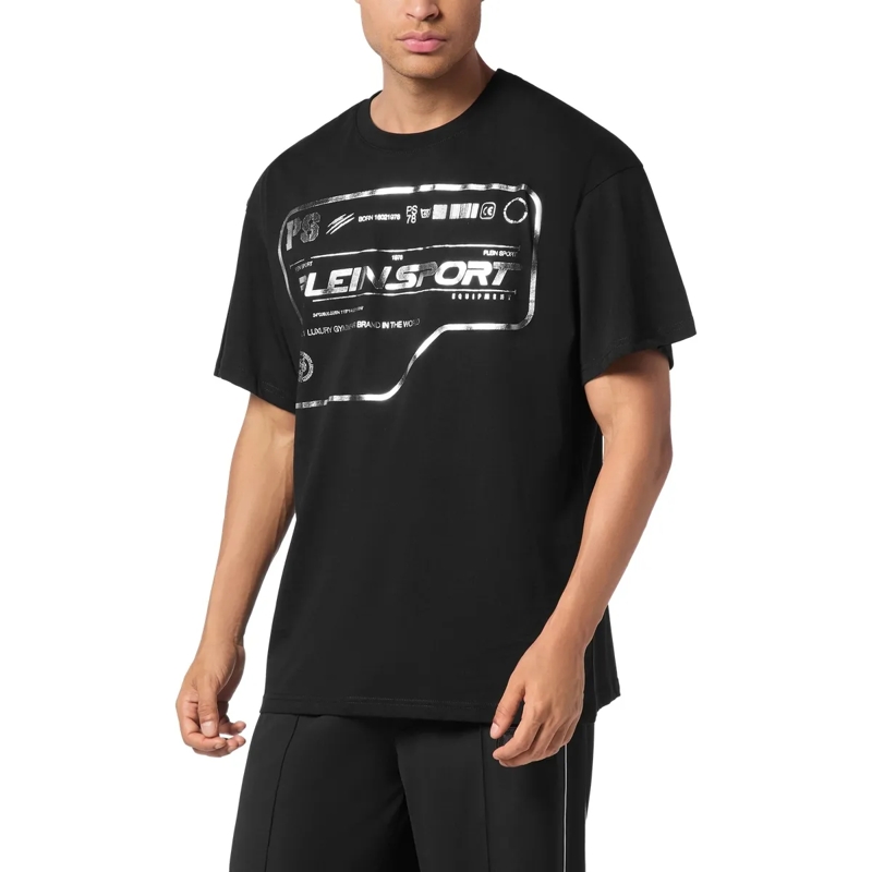 Plein Sport T-Shirt T-Shirt Rundhalsausschnitt Ss schwarz(Image 3)