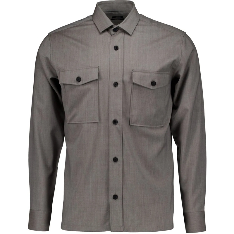 GENTI  Genti Midtown Relaxed Fit T-shirts Grijs S4306-199 grau