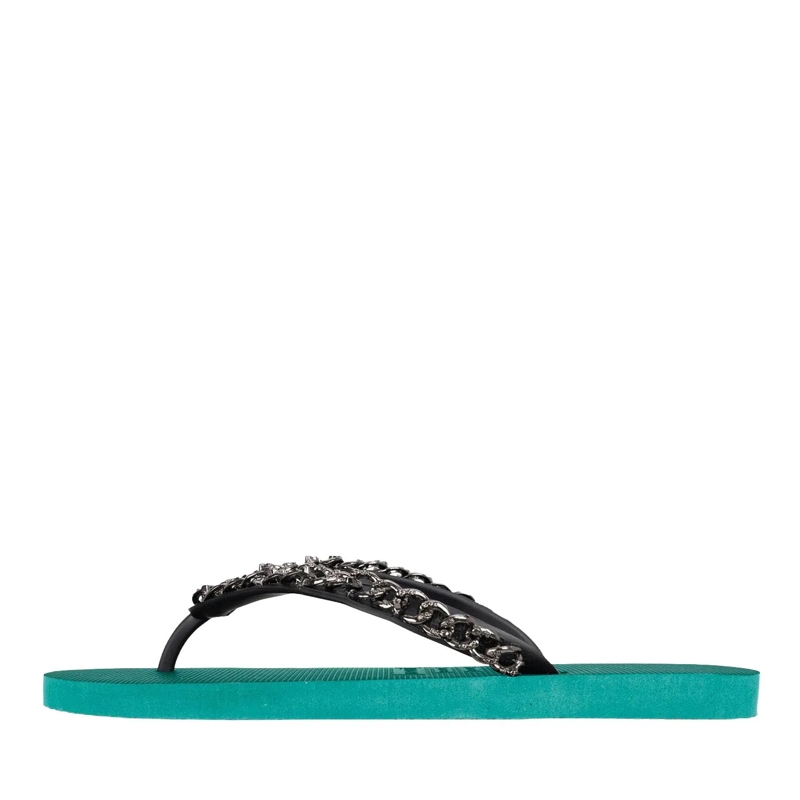 UZURII Flip Flops Zehentrenner Silver Large grün