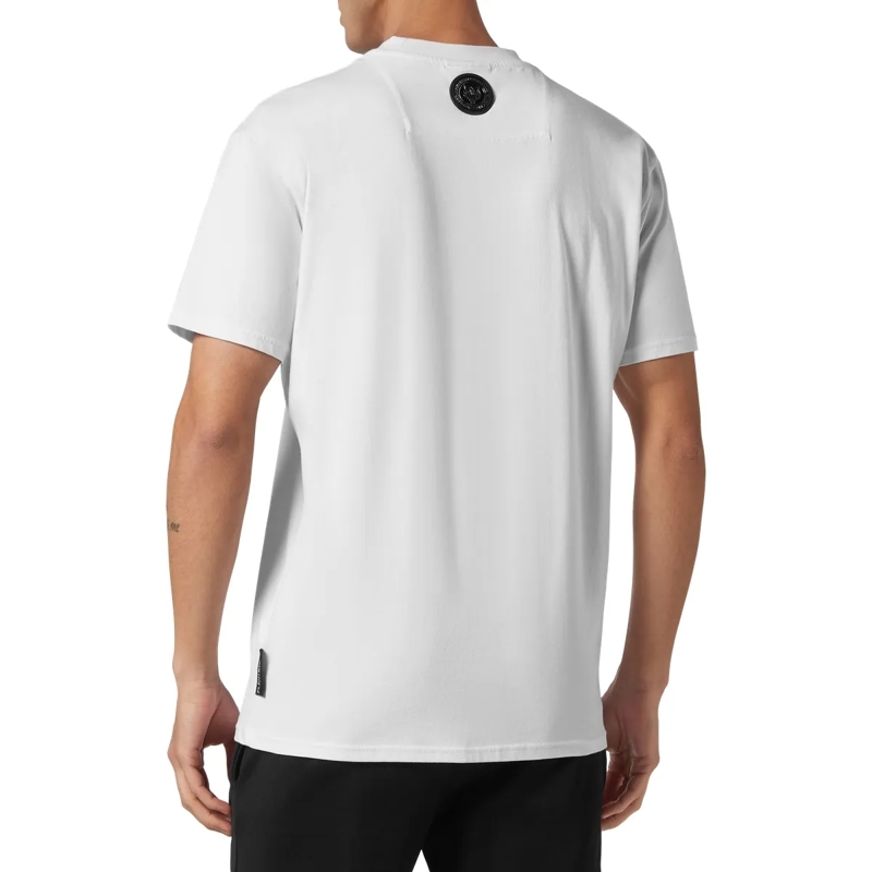 Plein Sport T-Shirt T-Shirt Rundhalsausschnitt Ss Global Express Editi weiss(Image 5)