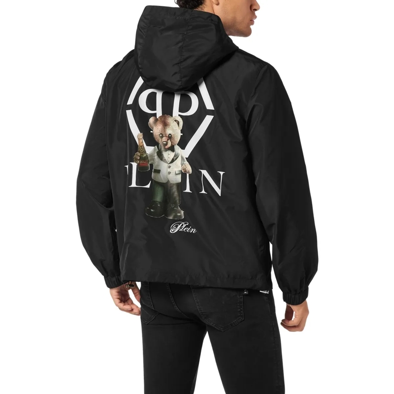 Philipp Plein Daunenjacke Windbreaker Teddy schwarz(Image 2)