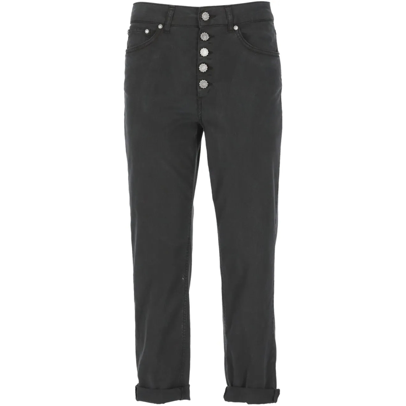 Dondup Hose Trousers Black schwarz