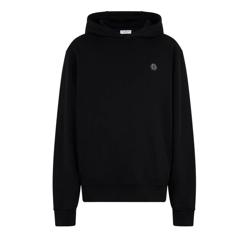 Philipp Plein Sweatshirt Fleece Hoodie Basic schwarz