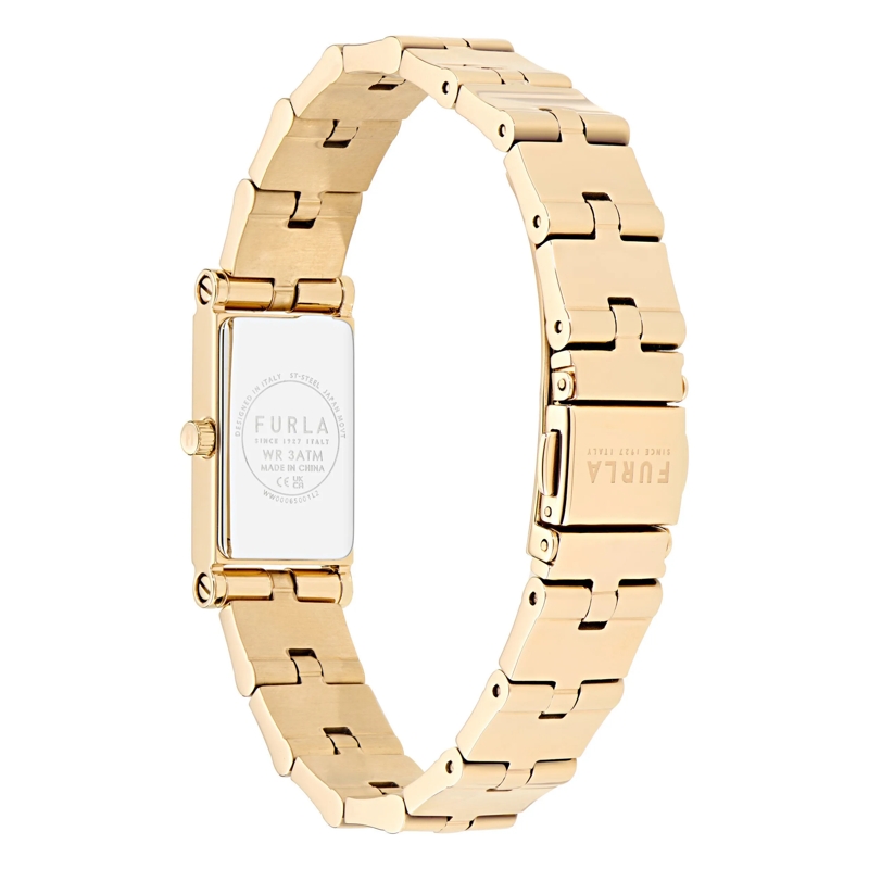 Furla Quarzuhr Quarz-Analoguhr Furla Baguette New gold(Image 3)