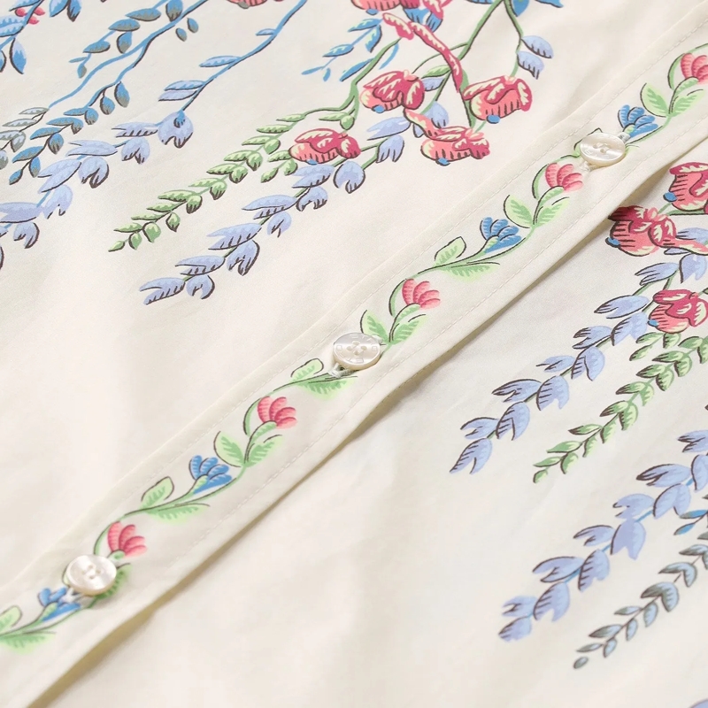 Etro Minikleid Blusenkleid mit Muster weiß(Image 3)