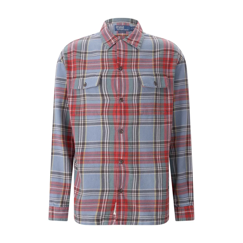 Polo Ralph Lauren Hemd Regular-Fit Hemd aus Baumwolle mehrfarbig