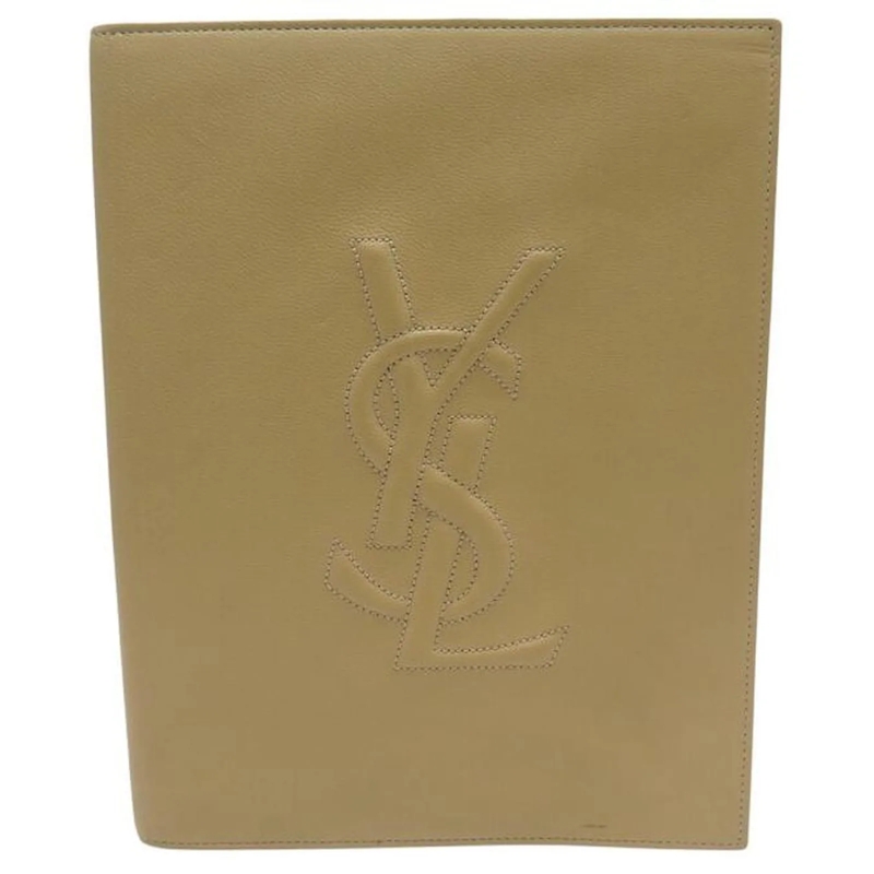 Saint Laurent Geldbörse NEUE IPAD-HÃœLLE YVES SAINT LAURENT 258602 11 beige