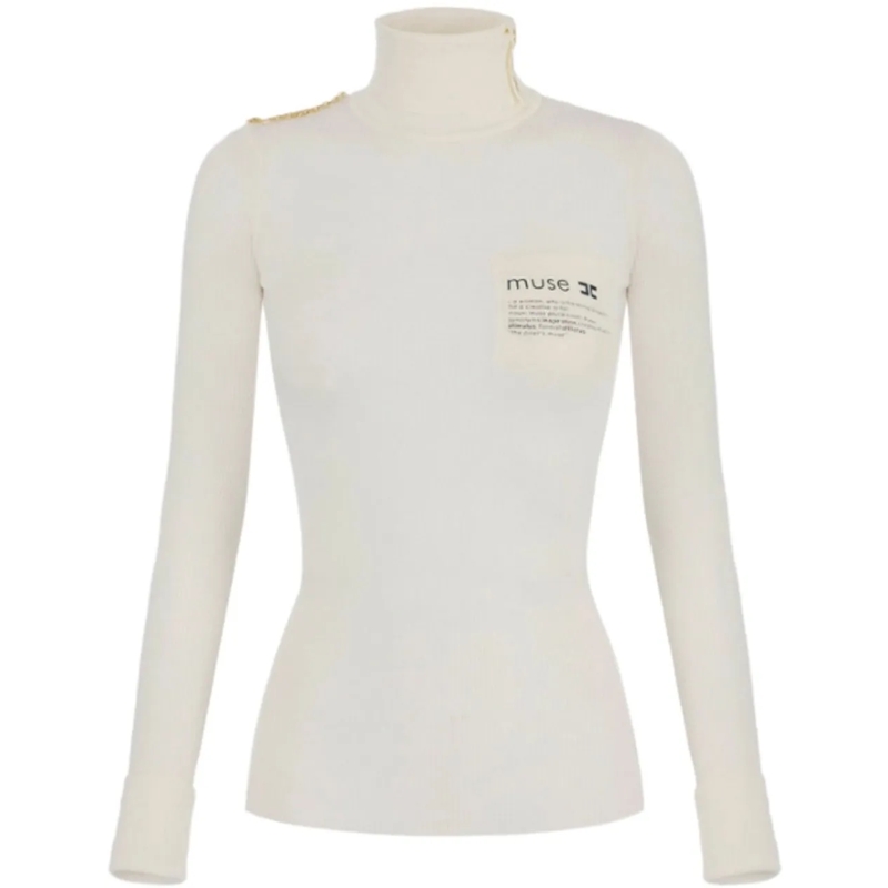 Elisabetta Franchi  Sweaters Latte braun