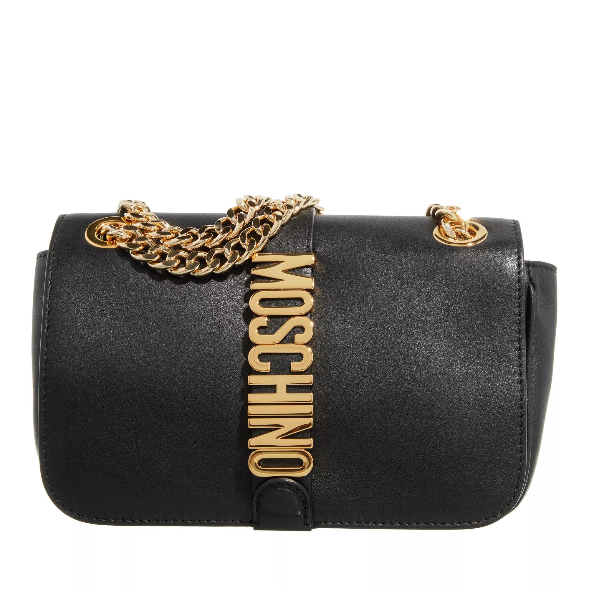 Moschino Moschino Belt Shoulder Bag Black Crossbody Bag