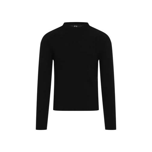 Rick Owens Trui Ribbed Geo Pullover Black