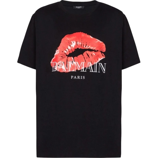 Balmain  T-shirts and Polos Black schwarz