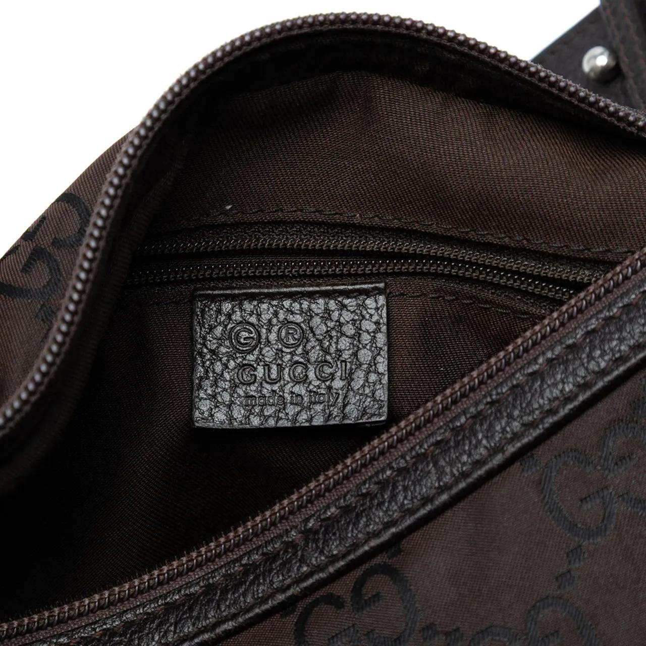 Thumbnail - Gucci Hobo Bags - GG Nylon Shoulder Bag - Gr. unisize - in Braun - für Damen