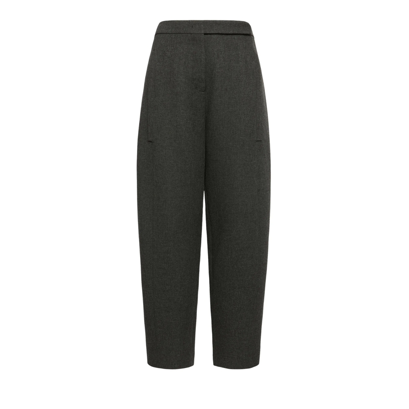 Dorothee Schumacher Hose LAYERED COOLNESS pants charcoal melange