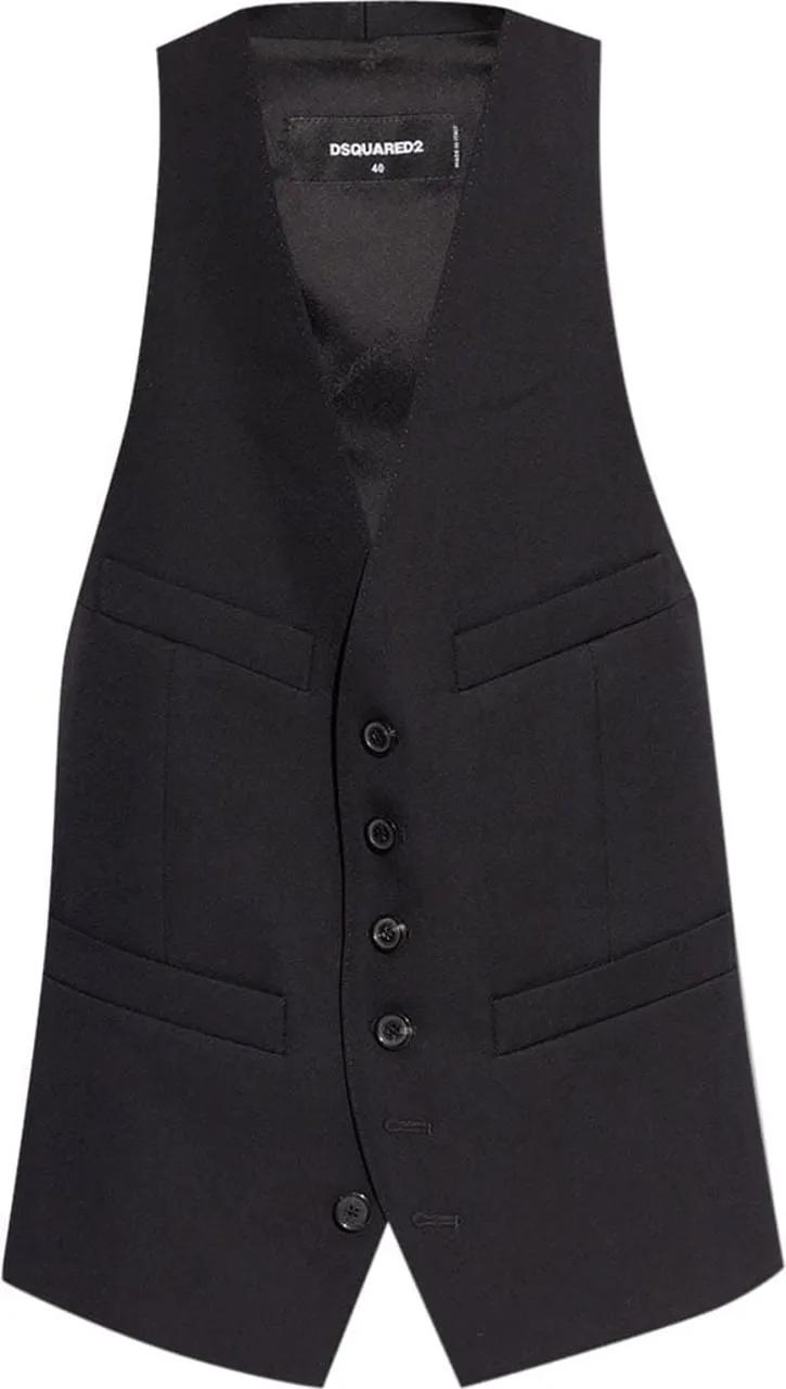 Thumbnail - Dsquared2 - Waistcoats Black - Größe 40 - schwarz