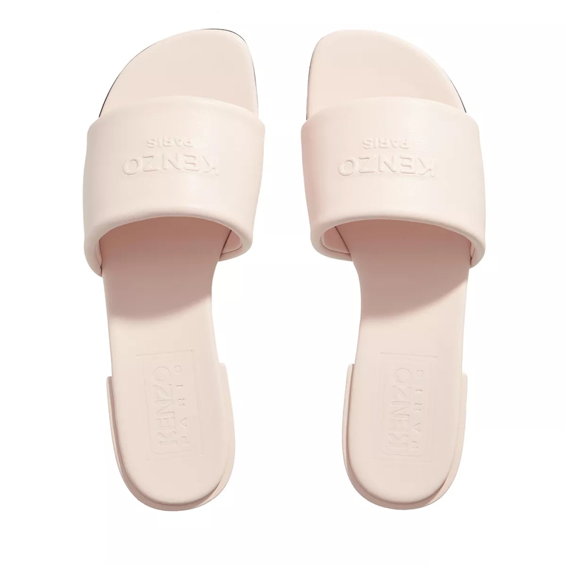 Kenzo Slides Oki Flat Mules Faded Pink(Image 4)