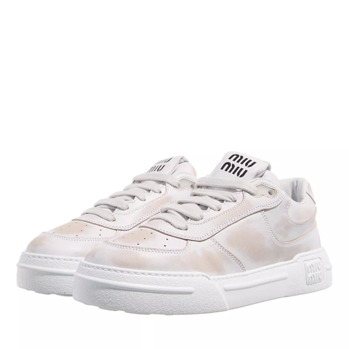 Miu Miu Sneaker Vitello  White lage-top sneaker