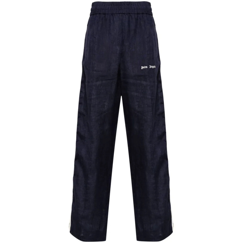 Palm Angels  Logo Pants Blue