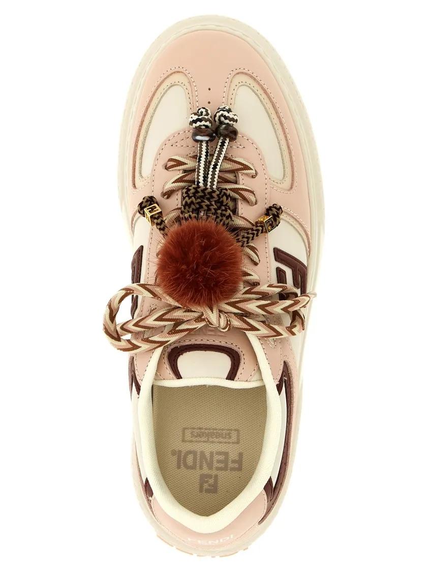Thumbnail - Fendi Low-Top Sneaker - ' Match' Sneakers - Gr. 40 (EU) - in Rosa - für Damen