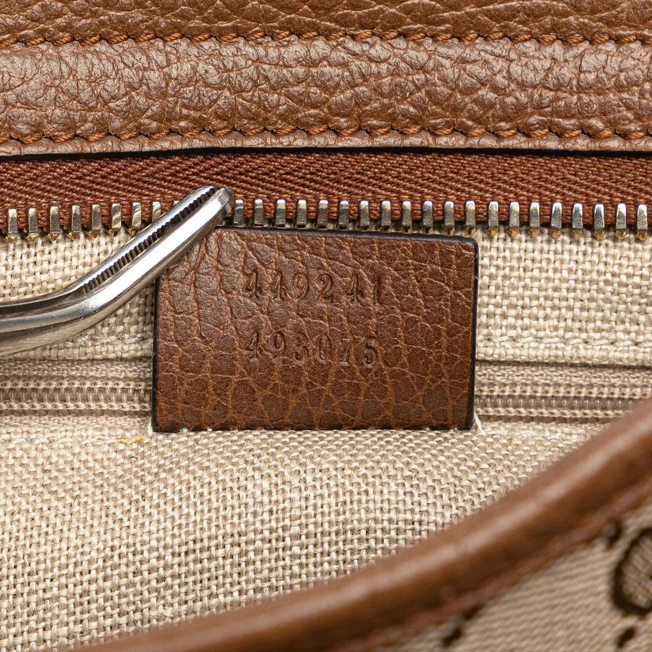 Thumbnail - Gucci Hobo Bags - Small GG Canvas Bree Satchel - Gr. unisize - in Braun - für Damen