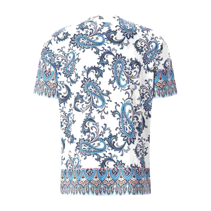 Etro T-Shirt T-Shirt mit Paisley-Muster mehrfarbig(Image 2)