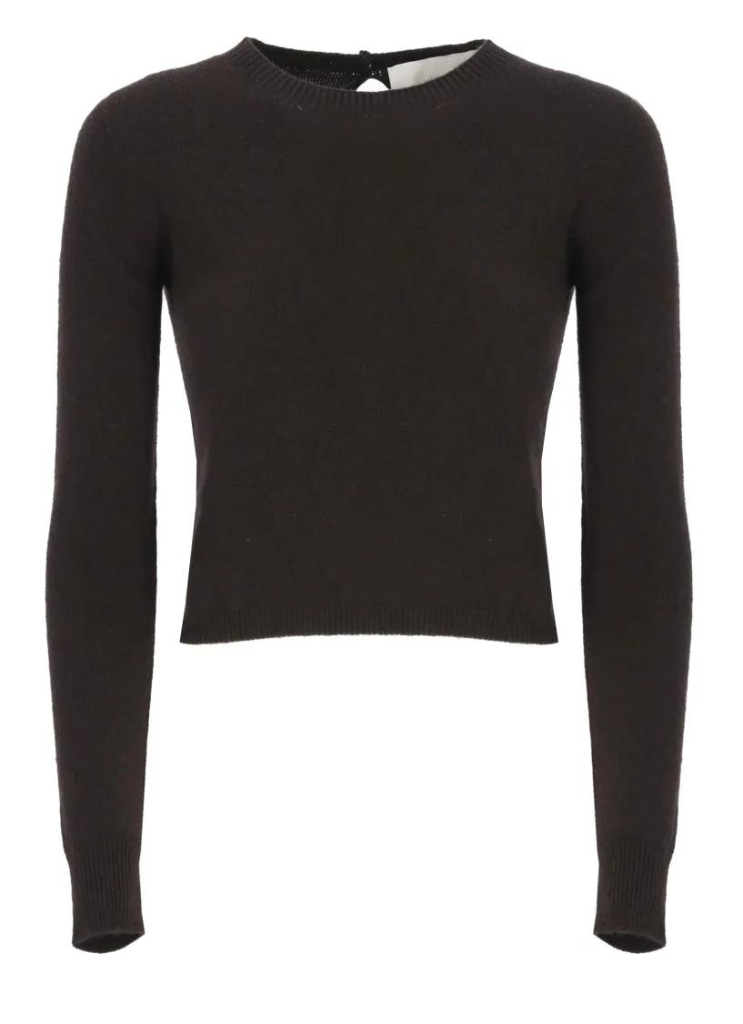 Vanise - Brown Vanisè Cashmere Sweater - Größe 42 - braun