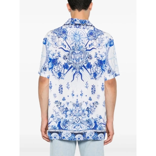 Camilla Immortal Ink White/Blue Shirt Blue Hemden