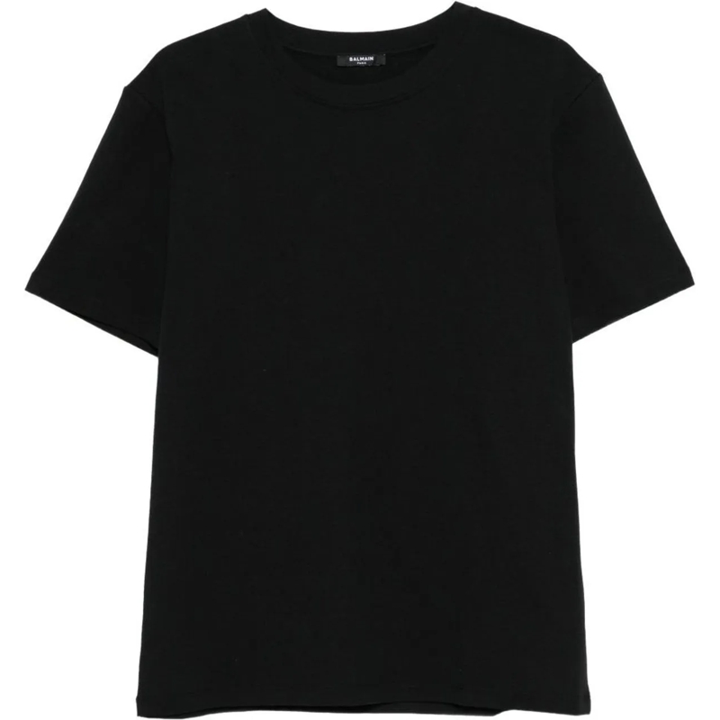 Balmain T-shirt T-Shirts And Polos Noirblanc schwarz