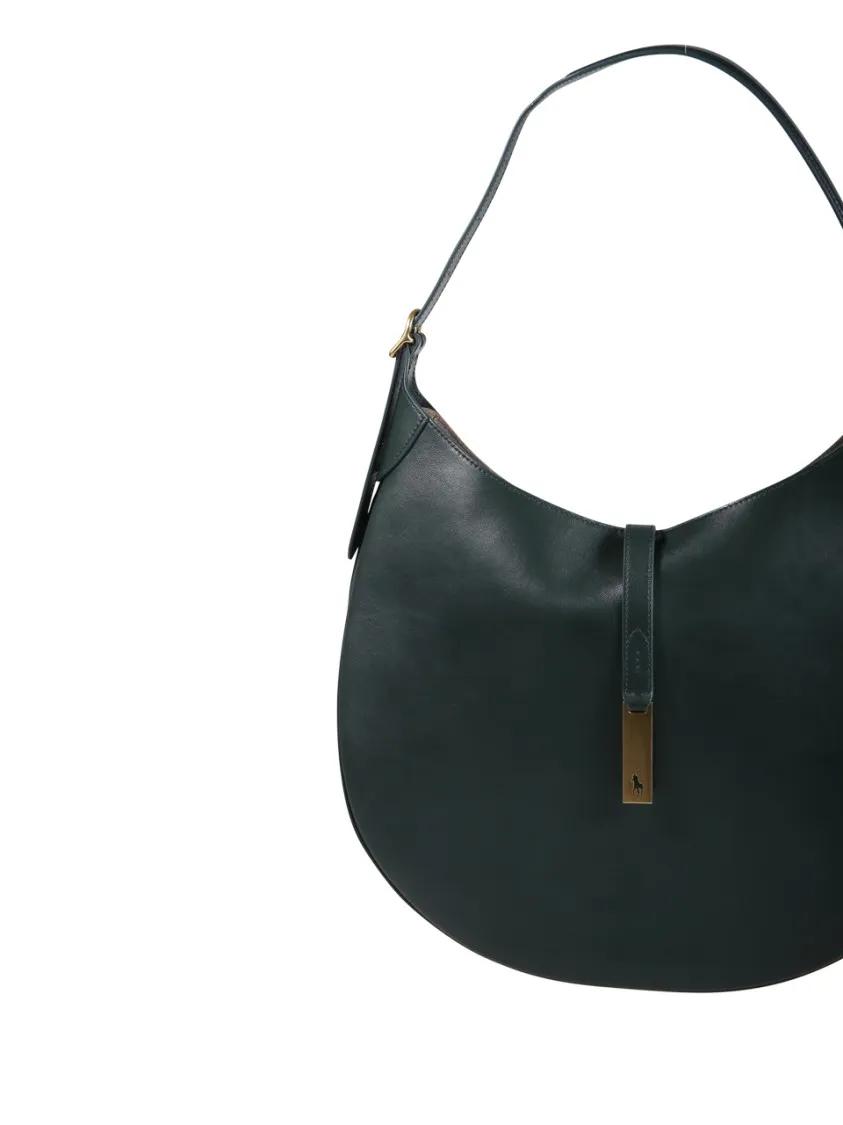 Polo Ralph Lauren Hobo bags Medium Shoulder Bag in zwart