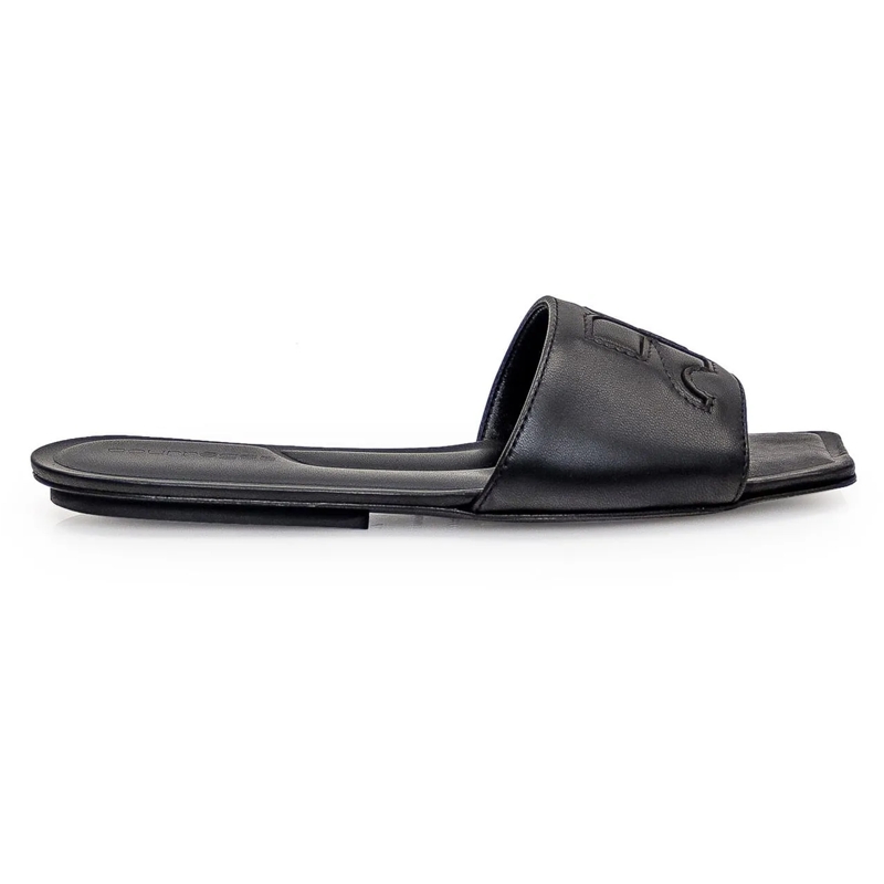 Courrèges Slides Sandalo in Pelle schwarz