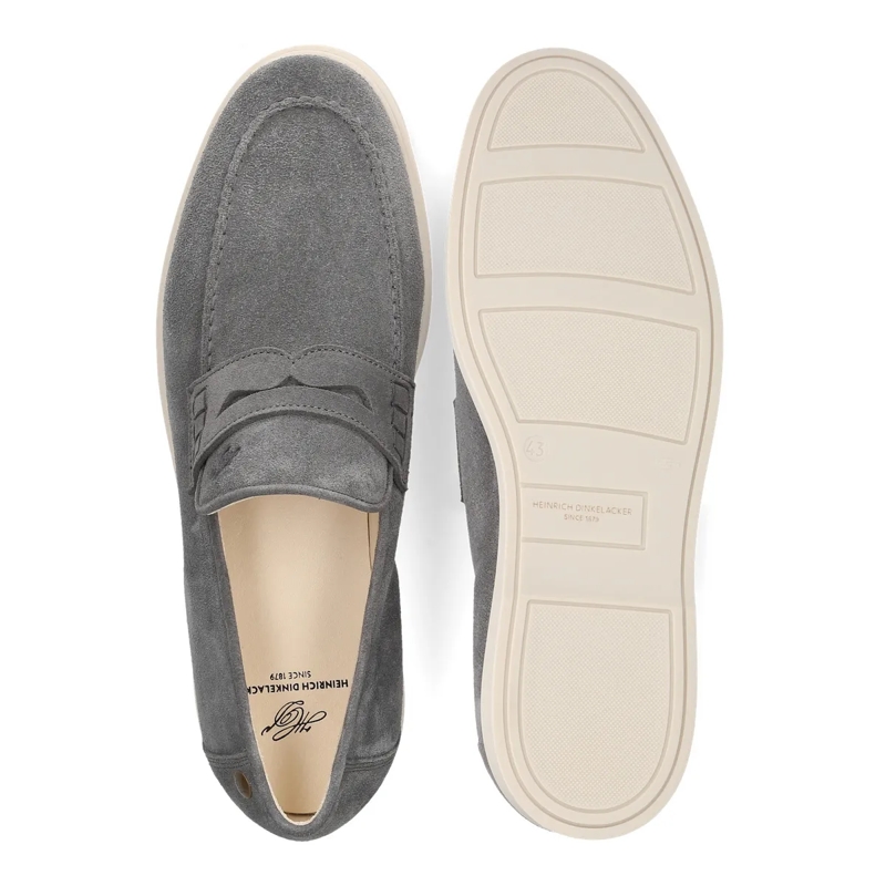 Heinrich Dinkelacker Loafer Loafer Genua Penny Loafer V grau(Image 4)