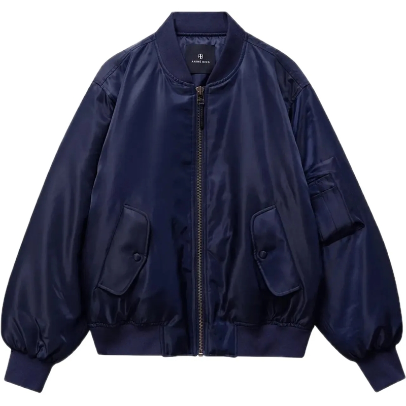 Anine Bing Bomberjacke Bomber jacket blue blau