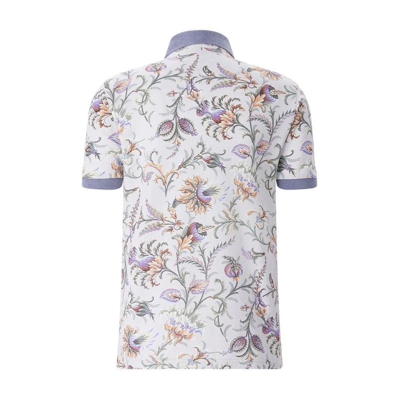 Etro Polohemd Poloshirt mit floralem Muster mehrfarbig(Image 2)