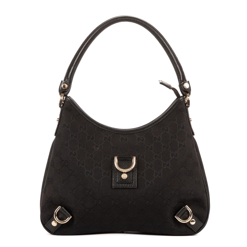 Gucci Crossbody Bag Small Abbey D-Ring Hobo schwarz