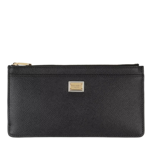 Dolce&Gabbana Large Card Holder Leather Black Card Case
