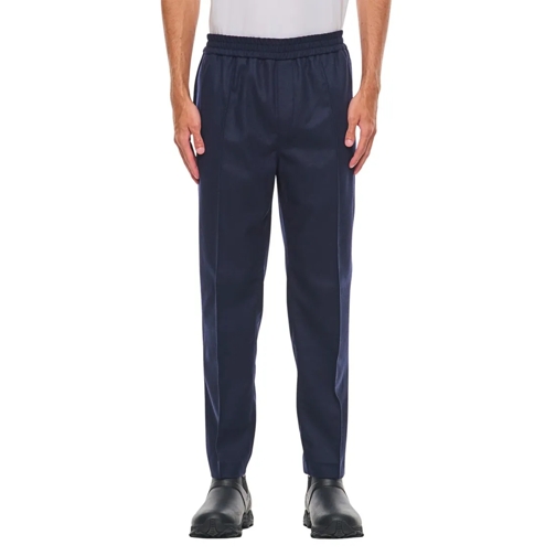 A.P.C. Jogginghosen Pieter Wool Trousers Blue