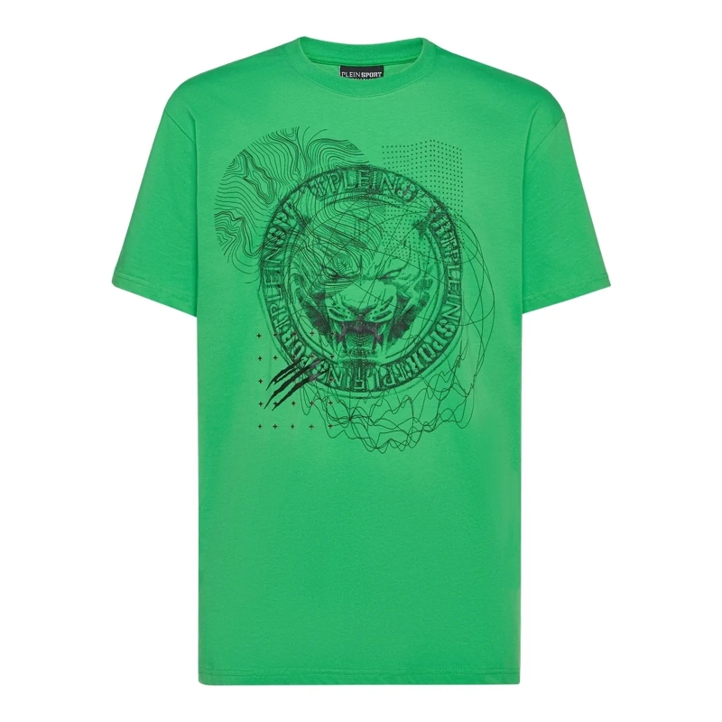 Plein Sport T-Shirt T-Shirt Tiger grün