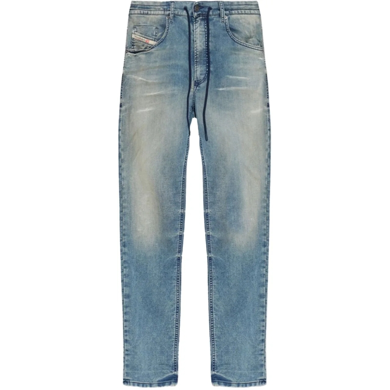 Diesel Jeans mit geradem Bein Jeans Ciel blau