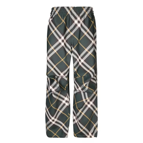 Burberry Iconic Check Motif Trousers Green 