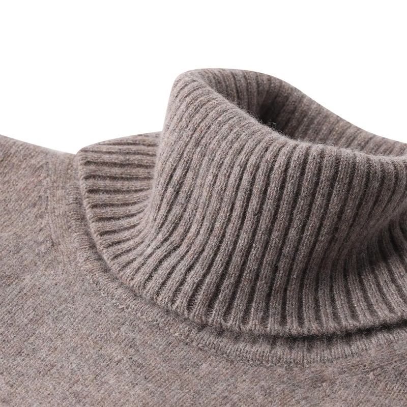 Sminfinity Minikleid Midikleid aus Kaschmir braun(Image 3)