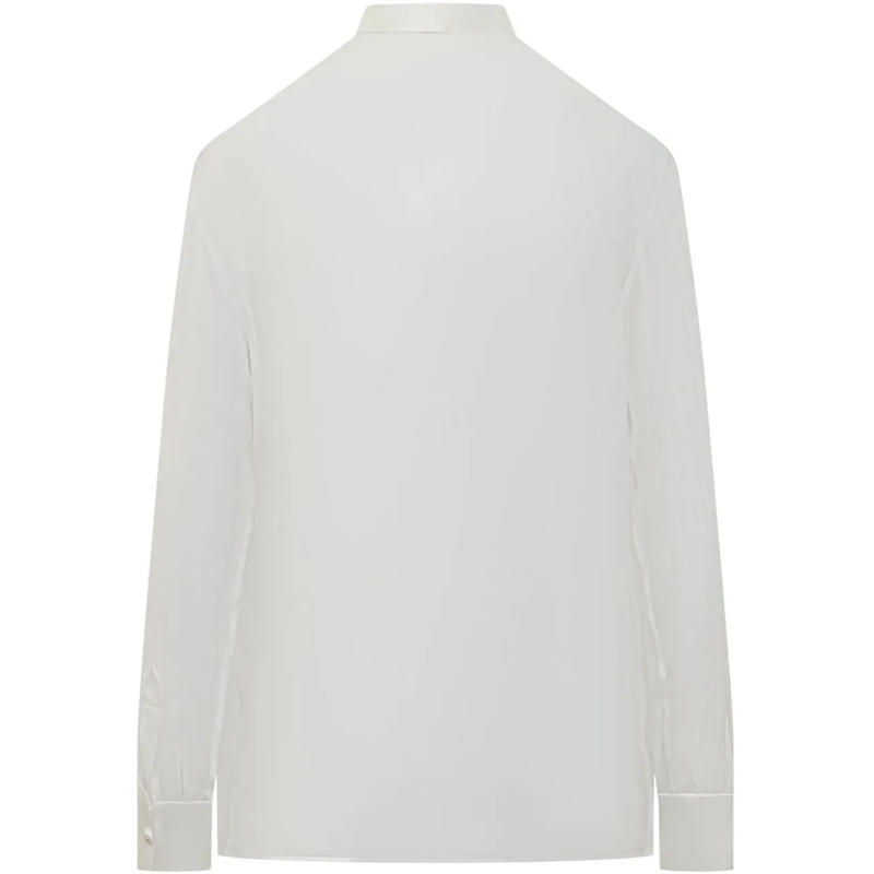Dolce&Gabbana Chemisier Camicia in Seta weiß(Image 2)