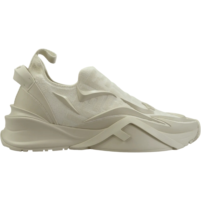 Fendi Low-Top-Sneaker Sneaker running in tessuto bianca weiß