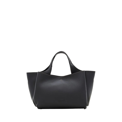 Tod's Fourre-tout Mini Leather Tote Bag Black