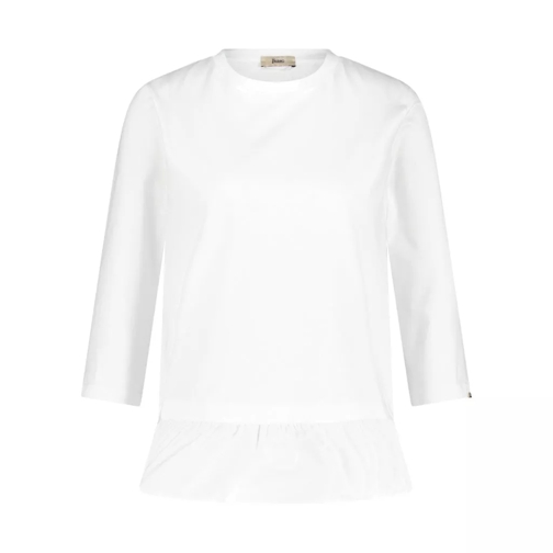 Herno Shirt mit Volants & 3/4-Ärmeln 48104500003162 Weiß 