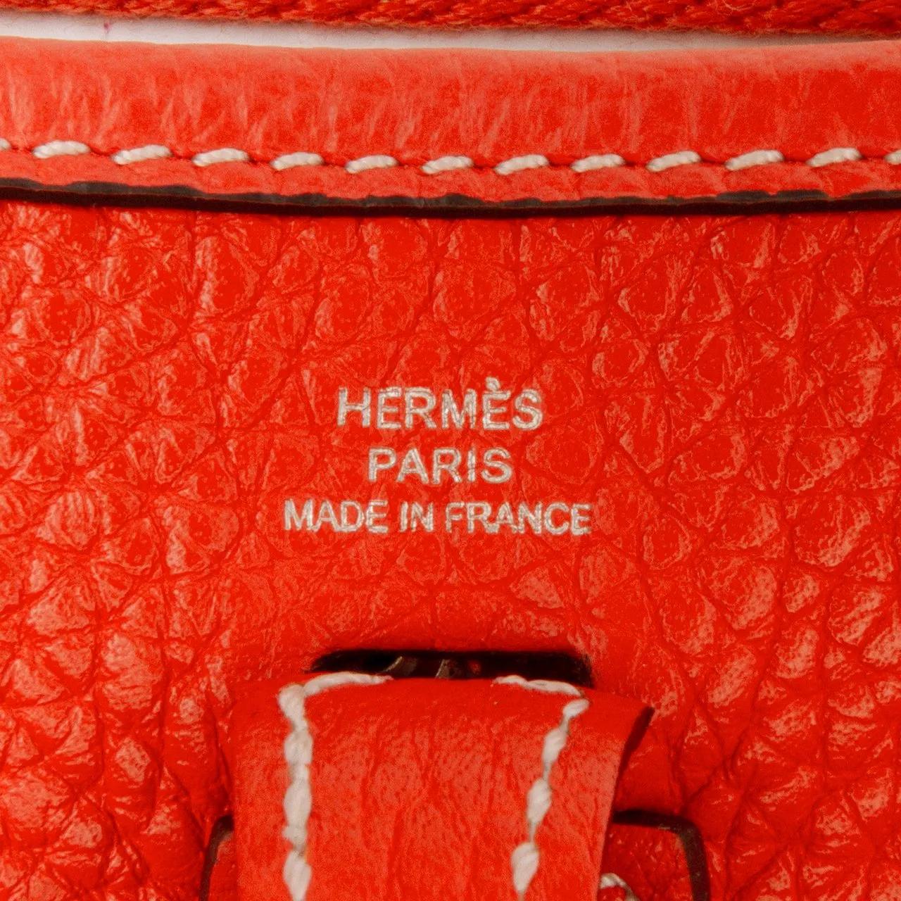 Thumbnail - Hermès Hobo Bags - Clemence Evelyne TPM 16 - Gr. unisize - in Orange - für Damen