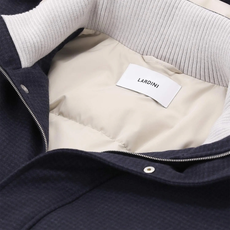 Lardini  Daunenjacke mit Wolle & Kaschmir blau(Image 3)