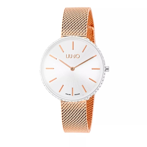 LIU JO TLJ1415 Glamour Globe Maxi Quartz Watch Rosegold Dresswatch